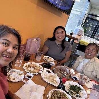 Yum Dumpling - Enjoying our chinese food spread - Noodles Near Me - Orange, California Yum Dumpling - Enjoying our chinese food spread - Noodles Near Me - Orange, California