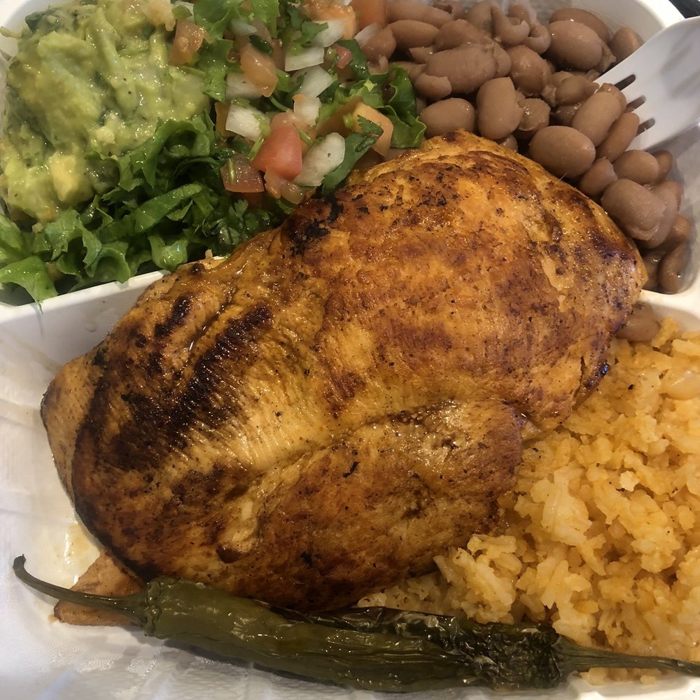 Los Cocos Grill - Grilled chicken dinner. It was ALL GOOD. Enough food for two. - Mexican Near Me - Moses Lake, Washington Los Cocos Grill - Grilled chicken dinner. It was ALL GOOD. Enough food for two. - Mexican Near Me - Moses Lake, Washington