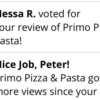 Primo Pizza & Pasta - Happy for a great family run business!! - Pizza Near Me - Carlsbad, California