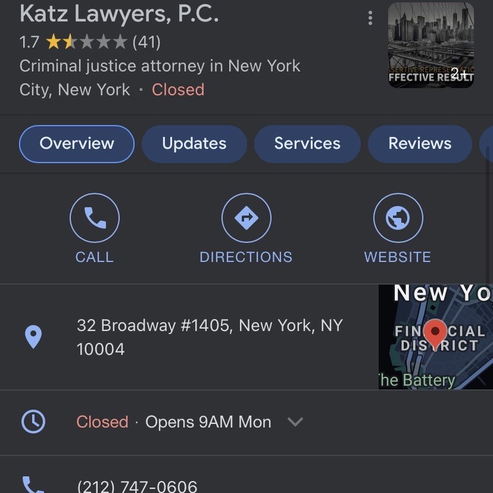 Seth Katz Lawyers, PC - Google Reviews for Katz Lawyers - Criminal Defense Law Near Me - New York, New York Seth Katz Lawyers, PC - Google Reviews for Katz Lawyers - Criminal Defense Law Near Me - New York, New York