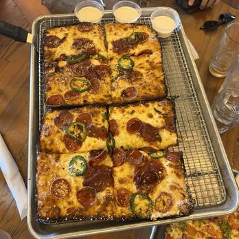 COMO's Restaurant - Joshua J (Large) - Pizza Near Me - Ferndale, Michigan COMO's Restaurant - Joshua J (Large) - Pizza Near Me - Ferndale, Michigan
