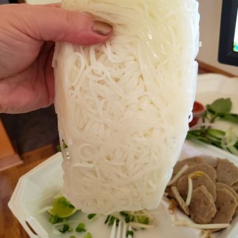 Pho 85 - Ankeny - Hunk of cold noodles (hard to pull apart) - Vietnamese Near Me - Ankeny, Iowa