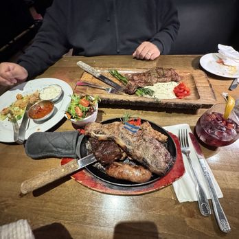 Buenos Aires Grill - Ribeye special, with a white carrot & asparagus & parrilla chica - Argentine Near Me - Northridge, California