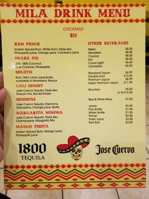 Menu photo 4 Mila's Mexican Restaurant & Bar Vaughan, ON Menu photo 4 Mila's Mexican Restaurant & Bar Vaughan, ON