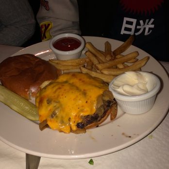 The Chop House - Medium cheese steak burger delicious - Steakhouses Near Me - Murfreesboro, Tennessee