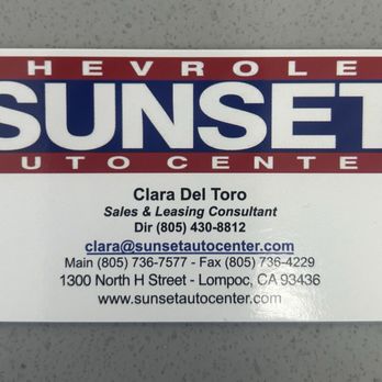 Sunset Auto Center - Car Dealers Near Me - Lompoc, California Sunset Auto Center - Car Dealers Near Me - Lompoc, California
