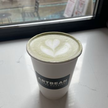 Artbean Coffee - Pandan latte - Art Galleries Near Me - New York, New York