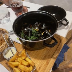 Restaurant Ved Fjorden - Moules frites