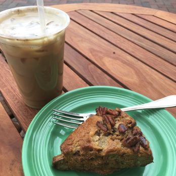 Mate Factor - Iced mint mocha and pecan maple scone--delish - Coffee & Tea Near Me - Savannah, Georgia Mate Factor - Iced mint mocha and pecan maple scone--delish - Coffee & Tea Near Me - Savannah, Georgia