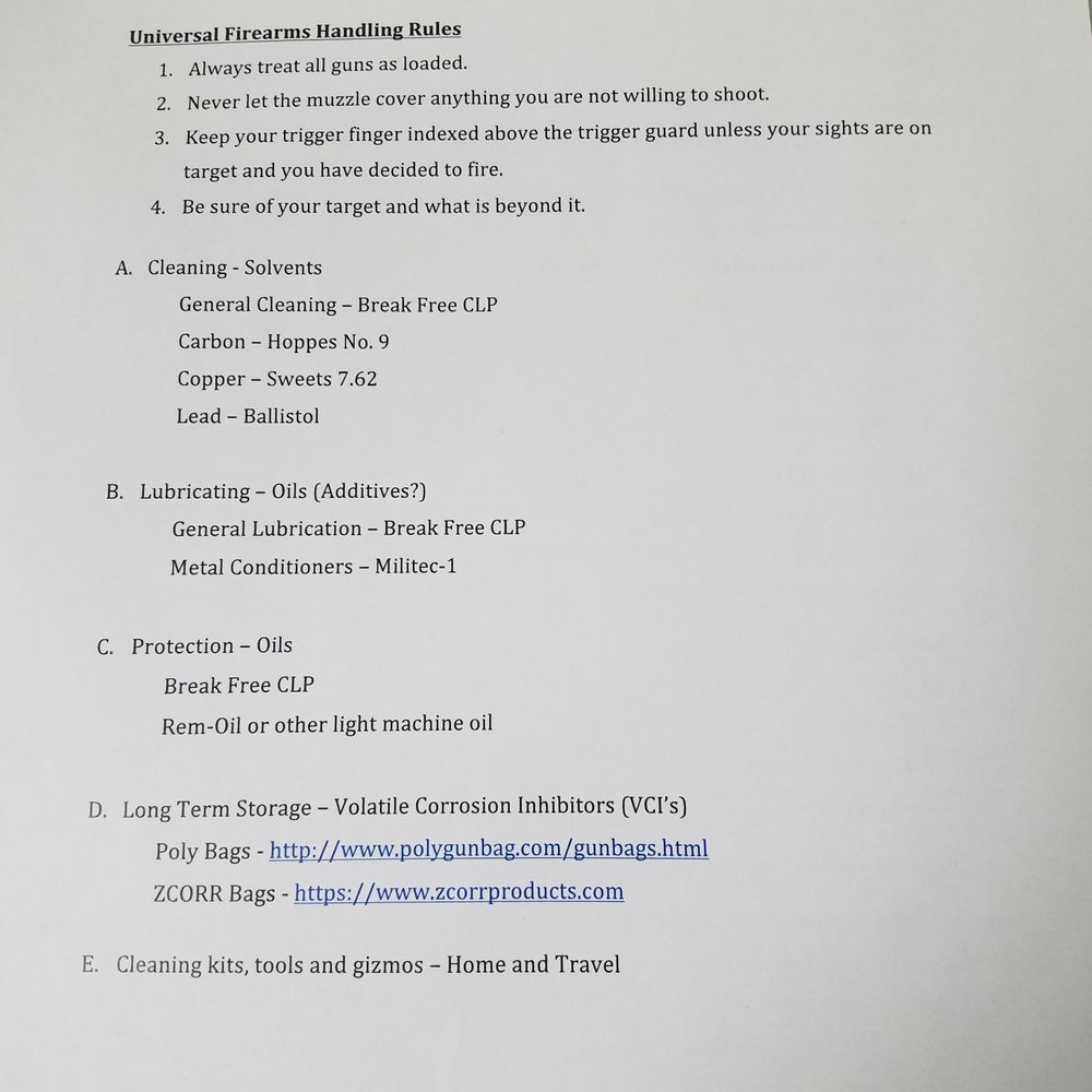 West Coast Armory North - Handgun cleaning class objectives. Class was $25 and two hours long. - Guns & Ammo Near Me - Everett, Washington West Coast Armory North - Handgun cleaning class objectives. Class was $25 and two hours long. - Guns & Ammo Near Me - Everett, Washington