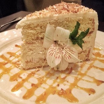 Wild Sage Bistro - Coconut Cream Cake - the cake was ok, but the sauce was what made this dessert special - New American Near Me - Spokane, Washington Wild Sage Bistro - Coconut Cream Cake - the cake was ok, but the sauce was what made this dessert special - New American Near Me - Spokane, Washington