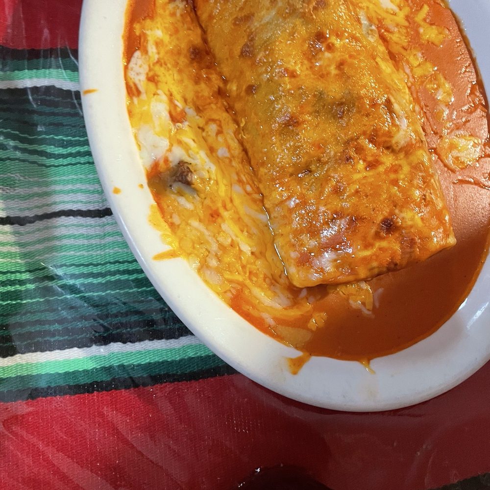 Rosita's Place - Green chile & bean burrito enchilada style. - Mexican Near Me - Phoenix, Arizona Rosita's Place - Green chile & bean burrito enchilada style. - Mexican Near Me - Phoenix, Arizona