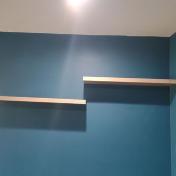 Sherman’s Services - Floating shelves in my kids room, very level and sturdy - Handyman Near Me - Ontario, California