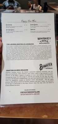 Menu photo 1 Seven Three Distilling New Orleans, LA