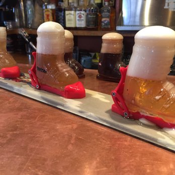 Avalanche Brewing - Beer sampler on a ski! - Pizza Near Me - Silverton, Colorado Avalanche Brewing - Beer sampler on a ski! - Pizza Near Me - Silverton, Colorado