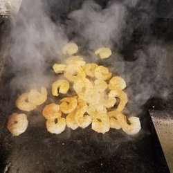 Puffy's Poboys - Cajun shrimp for my grilled Cajun shrimp sandwich