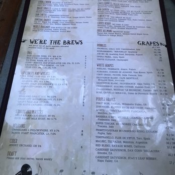 Hullabaloo - Drink Menu - Gastropubs Near Me - West Palm Beach, Florida