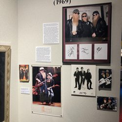 Museum of the Gulf Coast - ZZ Top Display
