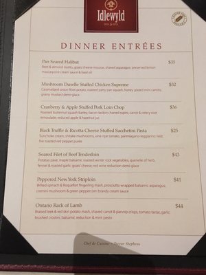 Menu photo 4 Idlewyld Restaurant London, ON