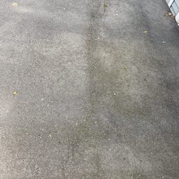 a concrete driveway a concrete driveway