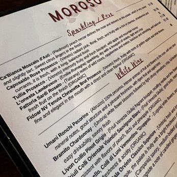 MOROSO Italian Ristorante - Menu - Pizza Near Me - Waco, Texas