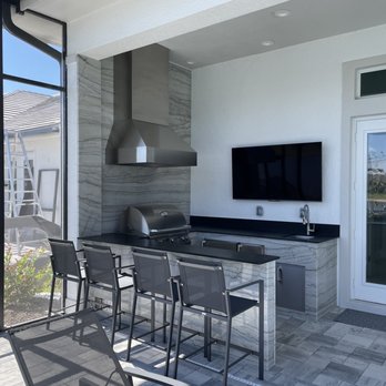 Smoky Stone Outdoor Kitchens - The final product - Outdoor Furniture Stores Near Me - Naples, Florida Smoky Stone Outdoor Kitchens - The final product - Outdoor Furniture Stores Near Me - Naples, Florida