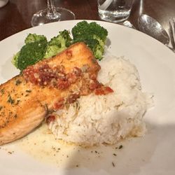 Marianacci's Restaurant - Seared salmon with sun dried tomato butter