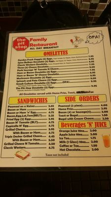 Menu photo 5 The Pit Stop Restaurant North York, ON Menu photo 5 The Pit Stop Restaurant North York, ON