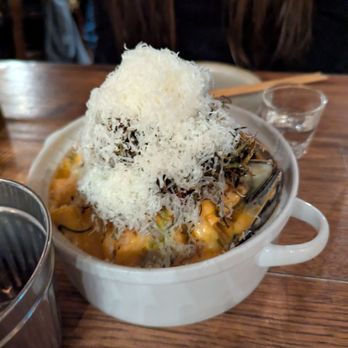 Osamil - Seafood rose rice cake dish - Korean Near Me - New York, New York Osamil - Seafood rose rice cake dish - Korean Near Me - New York, New York