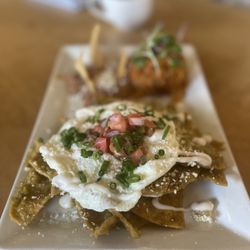 Leaf Vegetarian Restaurant - Chilaquiles
