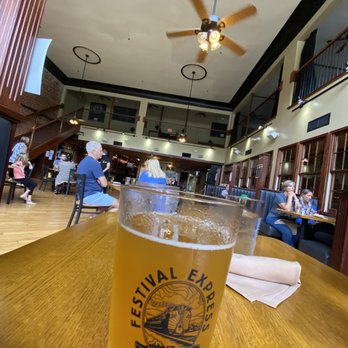 Foothills Brewing - Inside from booth - American Near Me - Winston Salem, North Carolina Foothills Brewing - Inside from booth - American Near Me - Winston Salem, North Carolina
