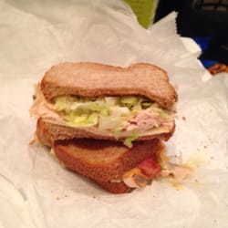 Murray's Deli of Nyack - This is the sandwich that i paid $5.50 for. WHAT A RIP OFF!!!!!!