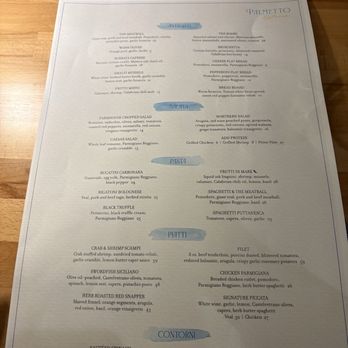 Palmetto Osteria - Menu - Italian Near Me - Galveston, Texas Palmetto Osteria - Menu - Italian Near Me - Galveston, Texas