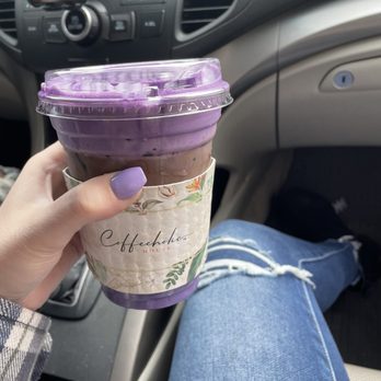 Coffeeholic House - Purple haze -- the best! Love that my nails match :) - Coffee & Tea Near Me - Seattle, Washington