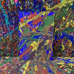 This n’ That Creative Studio - Finished splatter paint project