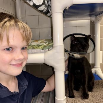 Paws Humane - Our youngest posing with him on one of our visits to see him at the rescue - Animal Shelters Near Me - Columbus, Georgia Paws Humane - Our youngest posing with him on one of our visits to see him at the rescue - Animal Shelters Near Me - Columbus, Georgia