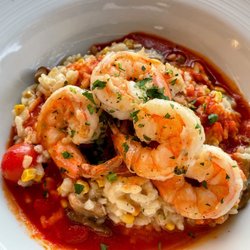 DiFebos -  Rehoboth Beach - Shrimp with Corn Risotto