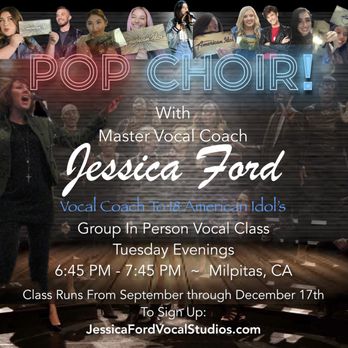 Jessica Ford Vocal Studios - New In Person Group class - Vocal Coach Near Me