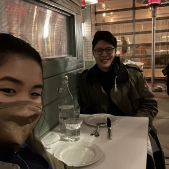 La Pecora Bianca SoHo - Cute little booth with effective overhead space heater! - Mediterranean Near Me - New York, New York La Pecora Bianca SoHo - Cute little booth with effective overhead space heater! - Mediterranean Near Me - New York, New York