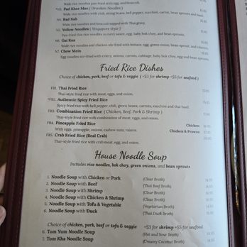 Sawasdee - Menu - Thai Near Me - Soquel, California