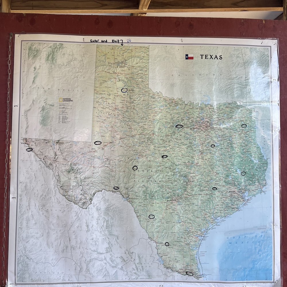 Sweet Berry Farm - Map  for the Texas Maze - Attraction Farms Near Me - Marble Falls, Texas