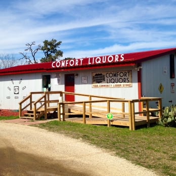 Comfort Liquors - Conveniently located at the corner of Hwy 87 and Altgelt, across from Dollar General in Comfort - Beer, Wine & Spirits Near Me - Comfort, Texas Comfort Liquors - Conveniently located at the corner of Hwy 87 and Altgelt, across from Dollar General in Comfort - Beer, Wine & Spirits Near Me - Comfort, Texas
