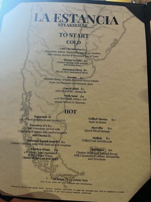 Menu photo 1 La Estancia Minneapolis, MN