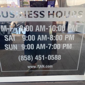 EverSun - Hours 3/2023 - Tanning Near Me - San Diego, California