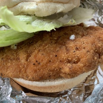 Cook Out - Breaded chicken Sandwhich, not bad. I enjoyed the grilled better and I'm not a grilled chicken type of guy - Burgers Near Me - Hampton, Virginia Cook Out - Breaded chicken Sandwhich, not bad. I enjoyed the grilled better and I'm not a grilled chicken type of guy - Burgers Near Me - Hampton, Virginia