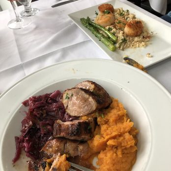 Kennedy's Restaurant - Pork medallions, and sea scallops - New American Near Me - Breezy Point, New York Kennedy's Restaurant - Pork medallions, and sea scallops - New American Near Me - Breezy Point, New York
