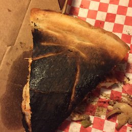 Burned pizza Burned pizza