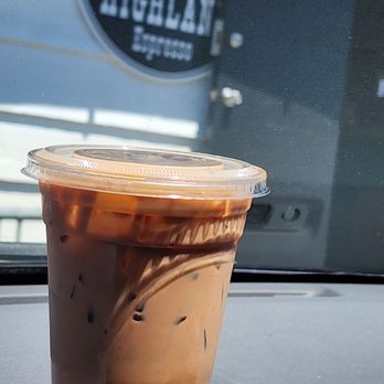 Highland Espresso - 2 shot 20oz iced mocha. Declined the quad shots (6/2/26) - Coffee & Tea Near Me - Seattle, Washington