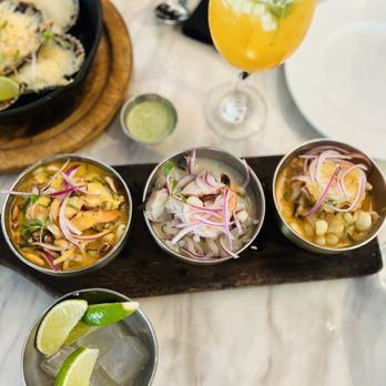 CVI.CHE 105 - Ceviche in 3 ways - it was very yummy!! - Peruvian Near Me - Miami, Florida
