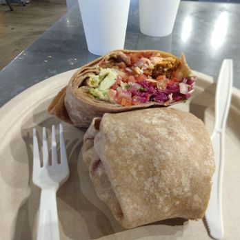 Organic Krush Kitchen & Eatery - Fish taco in a whole wheat wrap - Juice Bars & Smoothies Near Me - Roslyn, New York Organic Krush Kitchen & Eatery - Fish taco in a whole wheat wrap - Juice Bars & Smoothies Near Me - Roslyn, New York